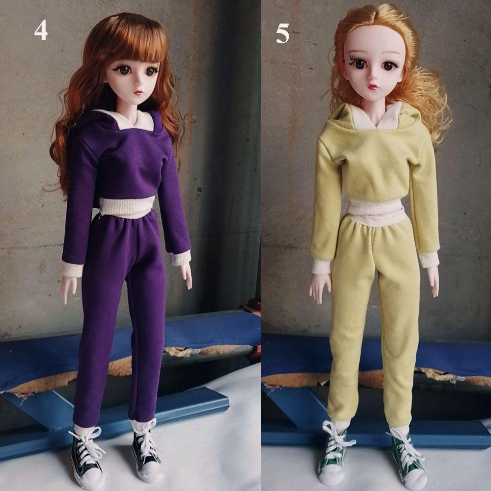 1 Bộ Quần Áo Bằng Cotton Dành Cho Búp Bê 1 / 3 Gồm 5 Màu