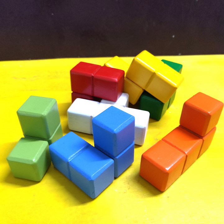 Đồ chơi thách thức thông minh, RUBIK 3X3 gỗ, đồ chơi giáo dục cho bé, đồ chơi Winwintoys