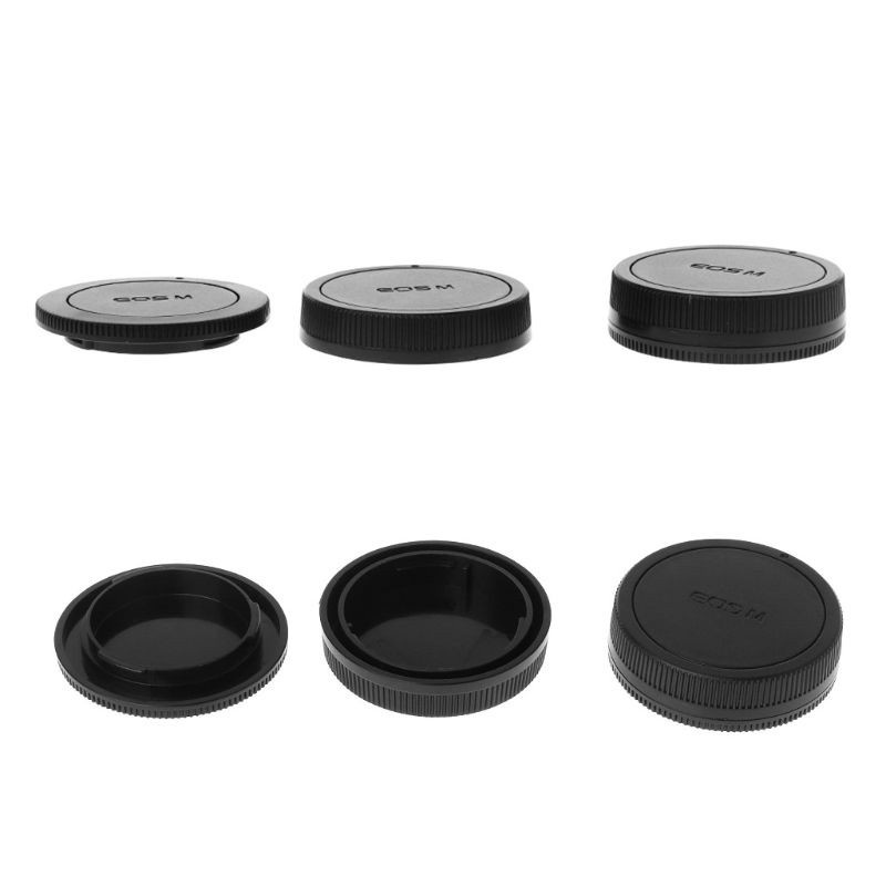 NAMA Rear Lens Body Cap Camera Cover Anti-dust 60mm Protection Plastic Black for Canon EOS M M2 M3 M5 M6 M10