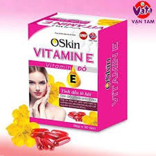 Vitamin E Đỏ Oskin-Giúp hạn chế lão hóa da, hỗ trợ làm đẹp da