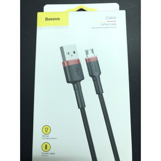 Cáp sạc Baseus Cafule Micro USB (2.4A, Sạc nhanh, Siêu bền)