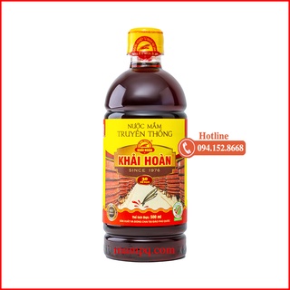 Nước mắm phú quốc khải hoàn chai nhựa 500ml 30 và 43 độ đạm