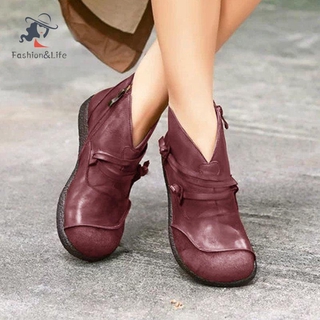 Bốt Nữ Thời Trang Vintage Cá Tính
