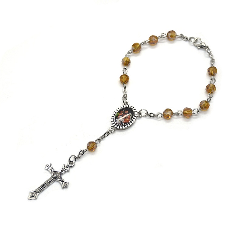 ✿ Vòng Tay Chuỗi Hạt Đá Rosary Và Medal Cho Thanh Thiếu Niên