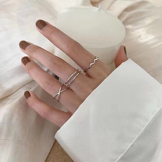 Set 3 nhẫn thiết kế sang trọng thời trang cho nữ