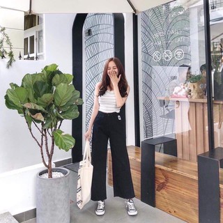 💖Quần Jean Nữ Ống Suông Đen Basic - Quần Jean Quốc Dân-Keli Store💖