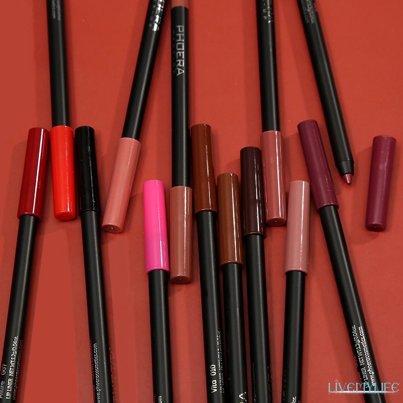 ❀Lipliner Set Chì Kẻ Viền Môi Và Son Môi Phoera 13 Màu Tùy Chọn Cao Cấp waterproof velvet ❀ | BigBuy360 - bigbuy360.vn