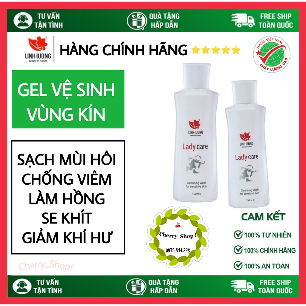 Gel Phụ Khoa, Dung Dịch Vệ Sinh Lady Care Linh Hương Chính Hãng