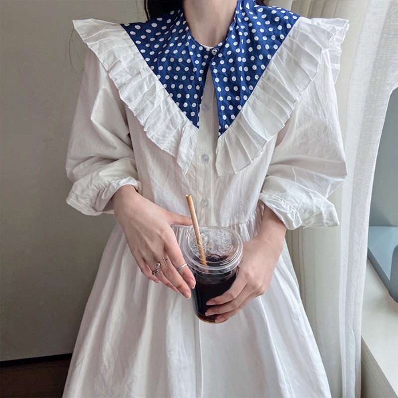 Khăn Choàng Cổ Chiffon In Họa Tiết Hoa Phong Cách Lolita Ngọt Ngào Cho Nữ | BigBuy360 - bigbuy360.vn