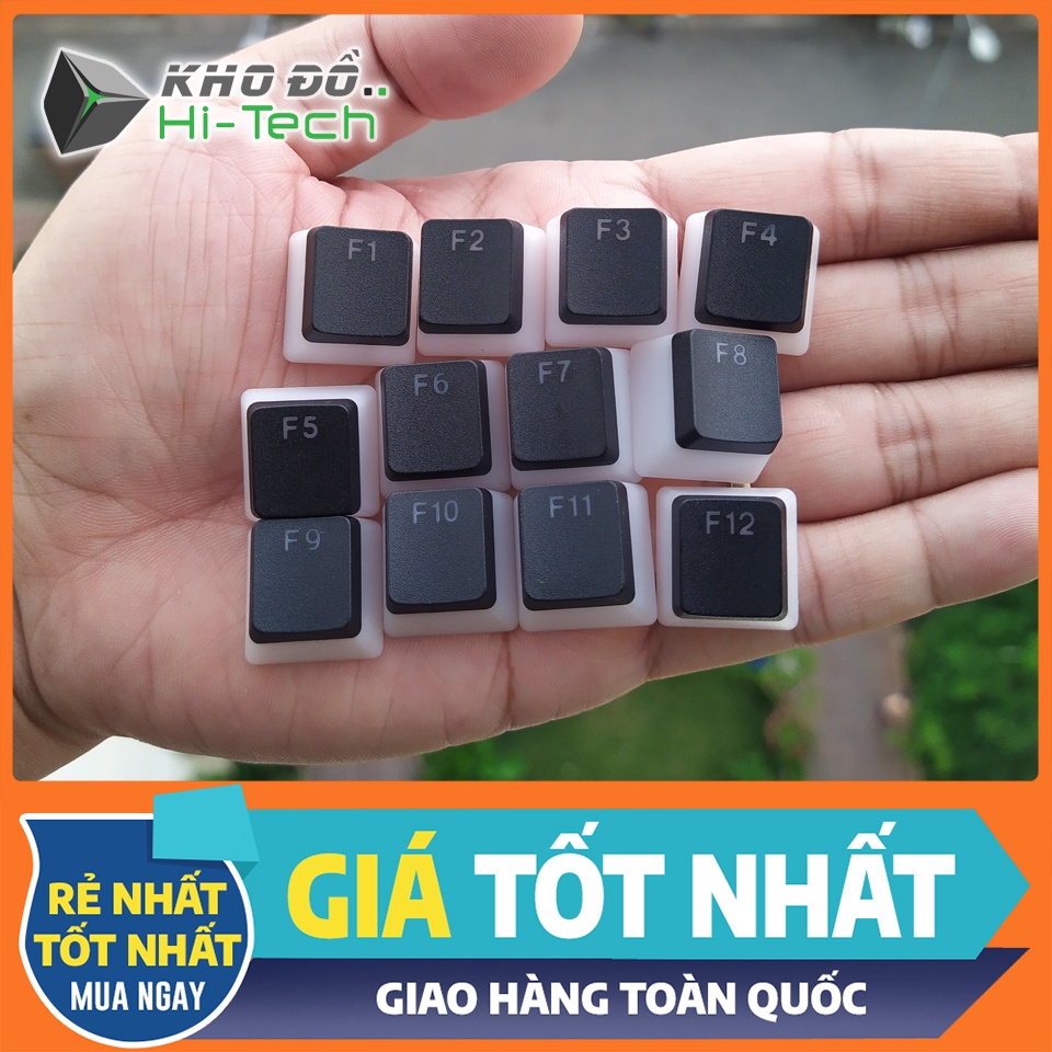 Keycap Pudding lẻ cho bàn phím cơ, xuyên led, chất liệu PBT dày dặn, in double-shot, bề mặt nhám