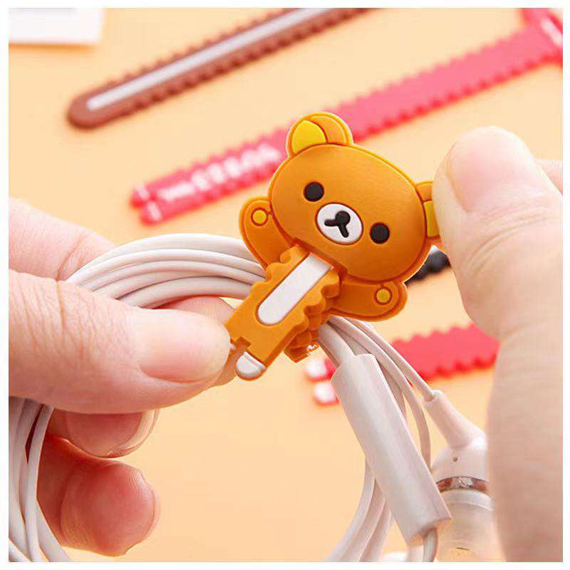 Kẹp Quấn Giữ Dây Cáp/Tai Nghe Thiết Kế Hoạt Hình Đa Dạng Đáng Yêu | BigBuy360 - bigbuy360.vn