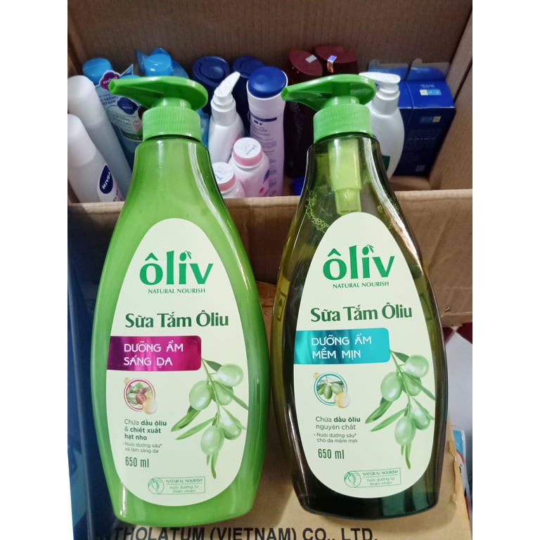 Sữa Tắm Oliv Dưỡng Da Provence Olive Shower Cream 650ml