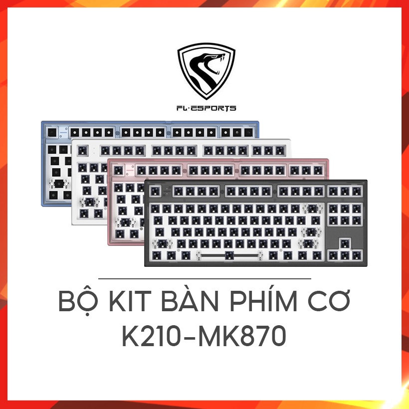 [Mã ELHAMS5 giảm 6% đơn 300K] Bộ Kit Bàn Phím Cơ K210 - MK870