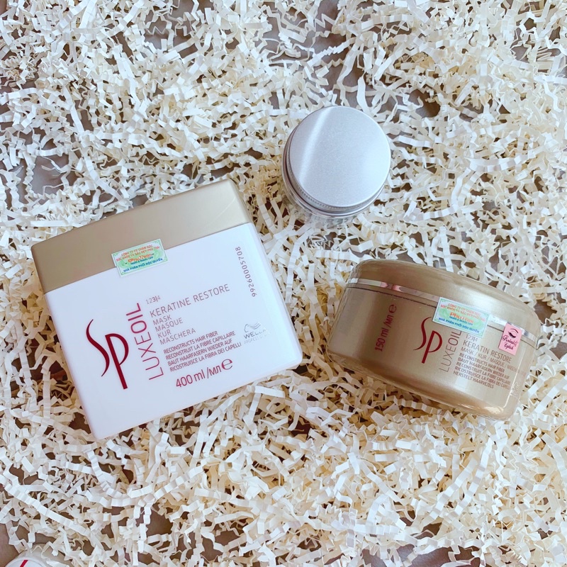 (MẪU THỬ) MẶT NẠ HẤP TÓC SIÊU MƯỢT, PHỤC HỒI HƯ TỔN SP LUXEOIL KERATIN RESTORE MASK