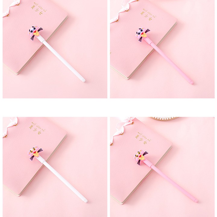 Bút nước báo hồng dễ thương Bút gel đen cute