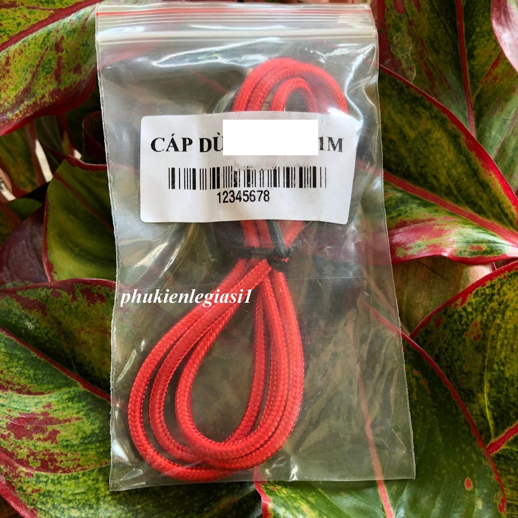 (Xài ổn) Cáp sạc dây dù 1M 2M 3M cho các dòng máy chân Ainiing