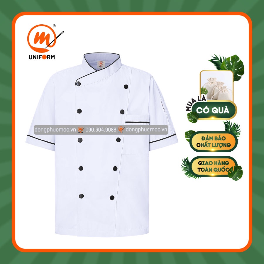 Áo Bếp May Sẵn - 14