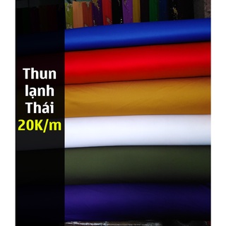 Vải thun lạnh màu 20K/m