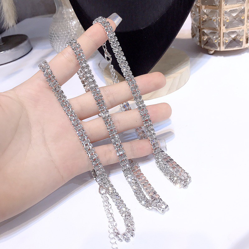 Vòng cổ/Chocker đính FULL đá cao cấp sang chảnh siêu xinh-siêu đẹp