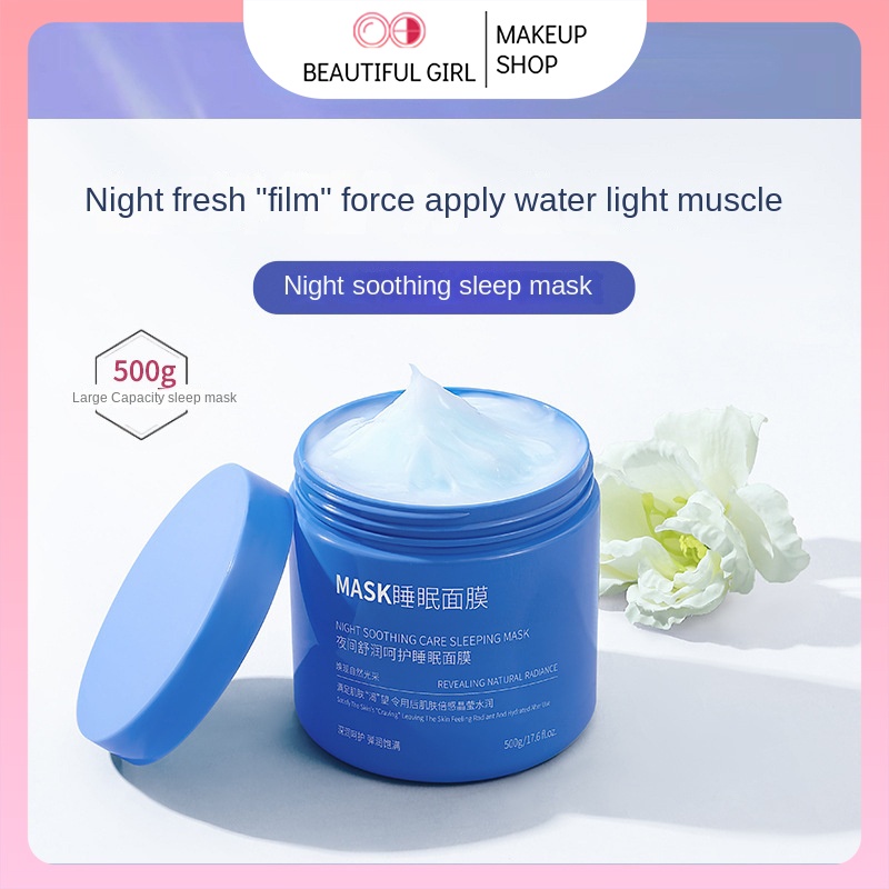 Mặt Nạ Ngủ Dưỡng Ẩm Làm Trắng Và Mịn Da Dùng Một Lần