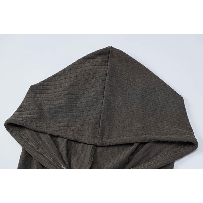 Áo Sơ Mi Tay Dài Màu Trơn Phối Dây Rút Thời Trang Cho Nữ