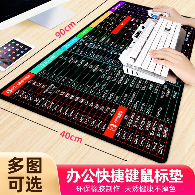 Tấm Lót Chuột Và Bàn Phím Cỡ Lớn Dày Dặn Họa Tiết Liên Minh Huyền Thoại Jinx