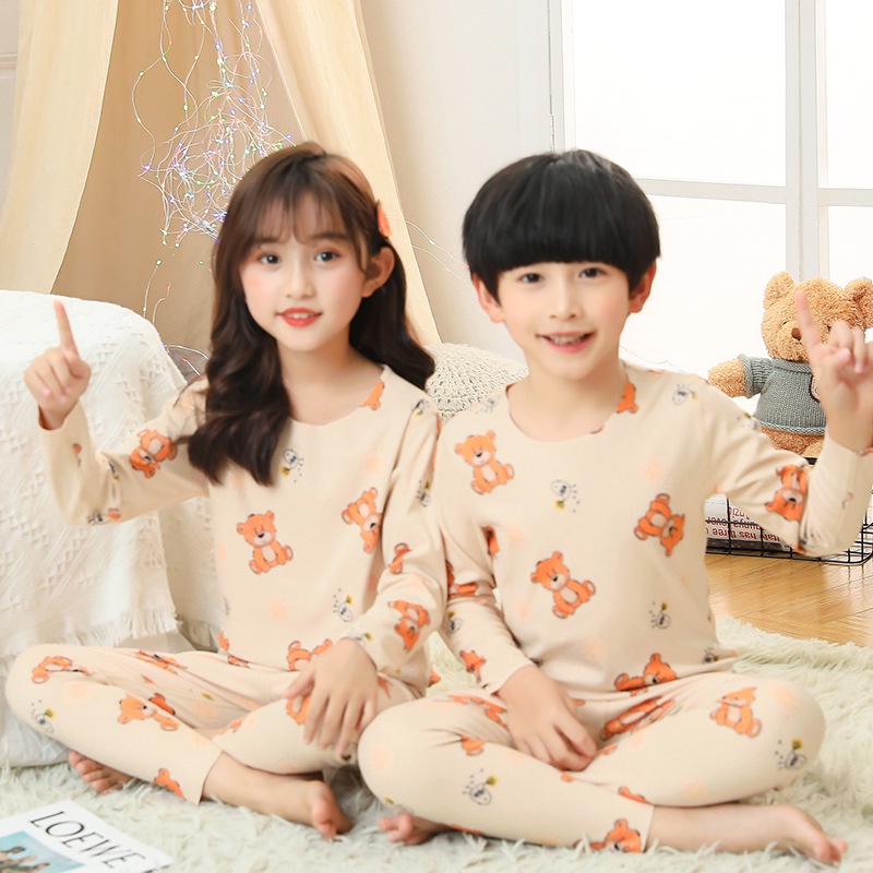 Bộ Đồ Ngủ Hai Mặt In Họa Tiết Hoạt Hình Dễ Thương Kích Thước 100-160cm Cho Bé