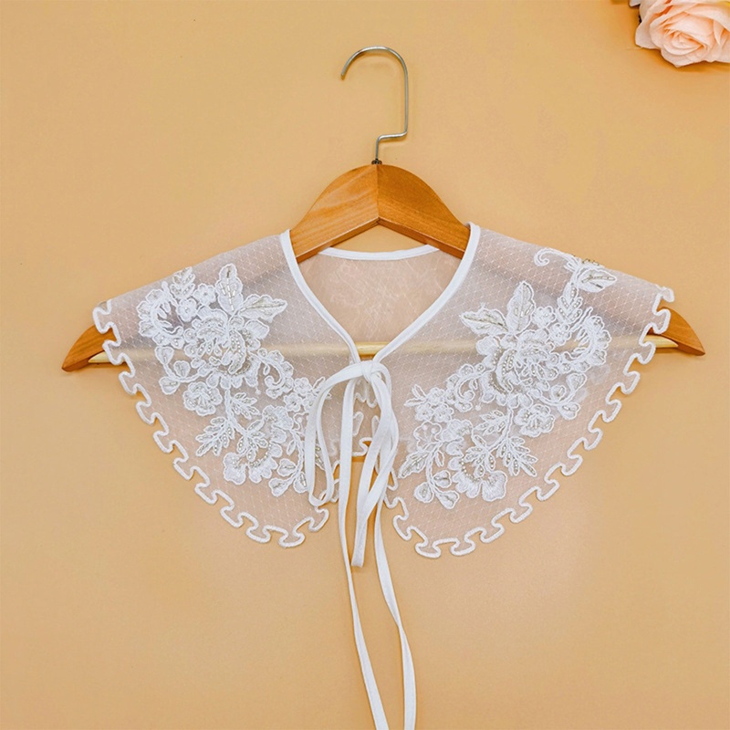 Cổ Áo Rời Thêu Họa Tiết Phong Cách Hanfu Cổ Điển Thời Trang Cho Nữ