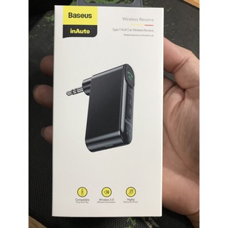 Đầu chuyển đổi Baseus Audio AUX 3.5mm ra Bluetooth ( Car AUX 3.5mm Bluetooth Receiver/ Adapter)