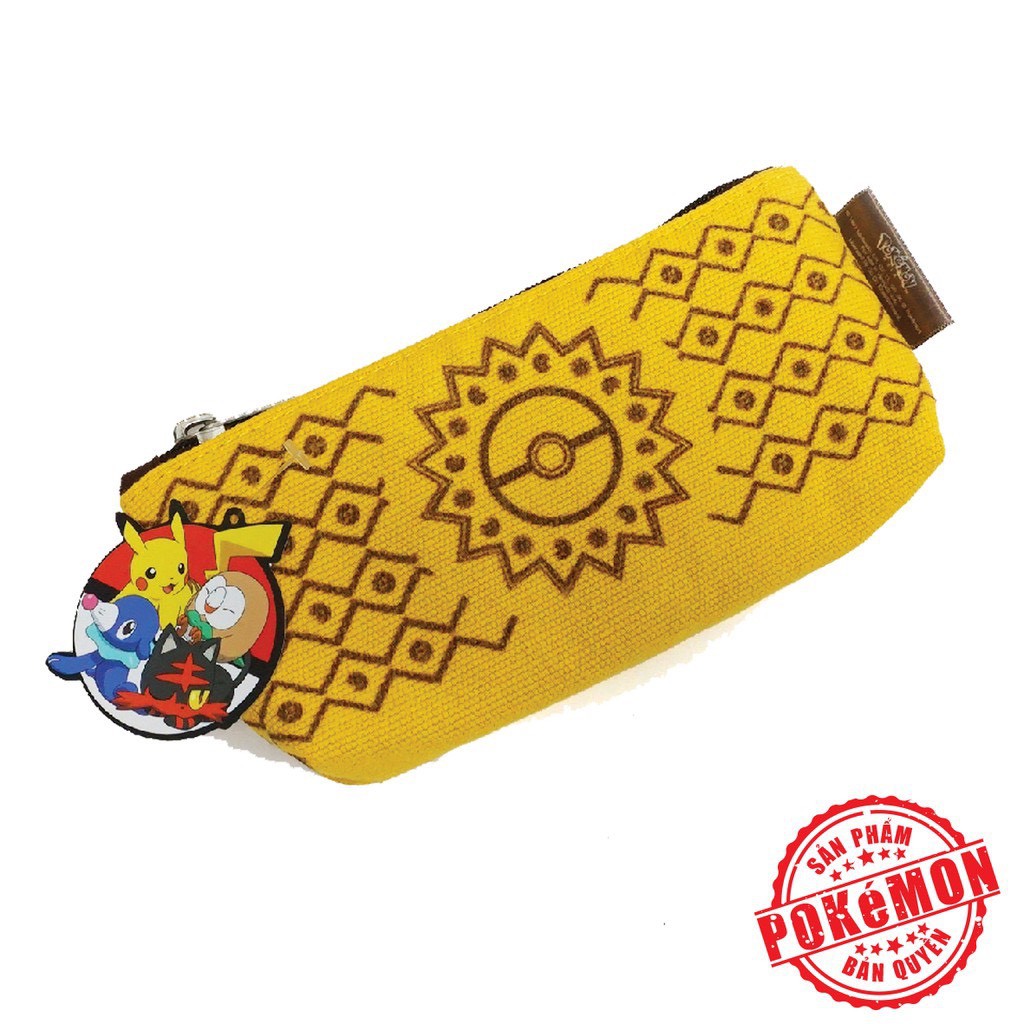 Hộp bút vải Pi.Ka.Chu Po_ké_mon dễ thương