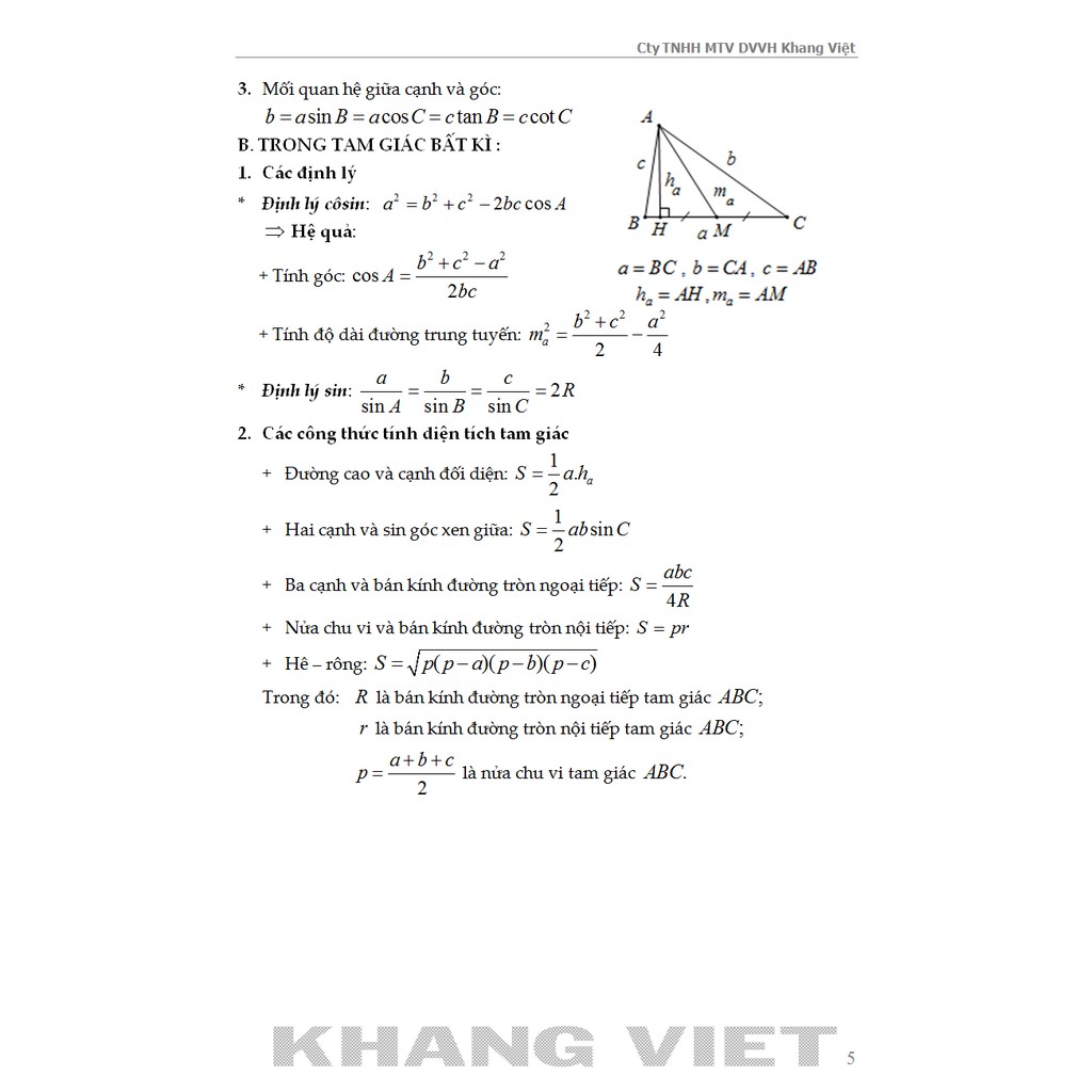 Sách - 10 Trọng Điểm Tư Duy Đột Phá Chìa Khóa Giải Nhanh Hình Học Phẳng Oxy - Sách Toán Tự Luận