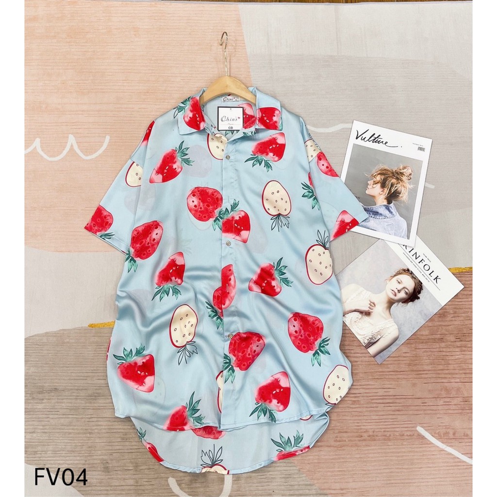 LUALA PYJAMAS Váy Ngủ Lụa Cổ Đức