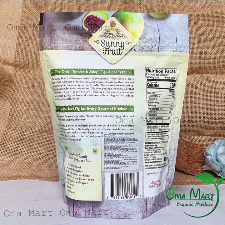 Sung khô hữu cơ Sunny Fruit 250g