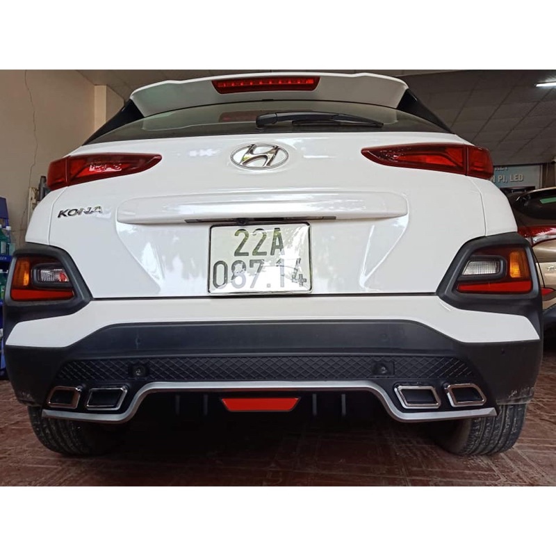 Lip chia po XE HYUNDAI KONA 2019-2022, nhựa abs cứng