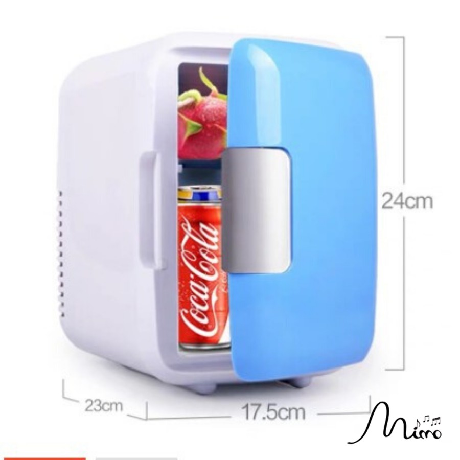 [NEW] Tủ Lạnh Mini 2 Chiều Nóng Lạnh Dung Tích 4 Lít Để Trên Xe Hơi Lưu Giữ Mask