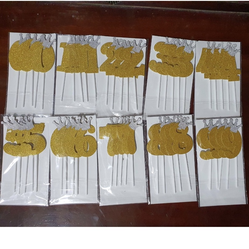 Bộ số nhũ (50 số từ 0-9)-Q2781