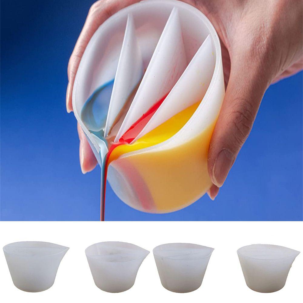 JONYE Cốc Đo Lường Làm Trang Sức Bằng Nhựa Resin Tái Sử Dụng Được DIY
