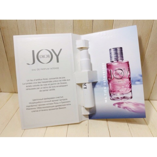 Sample nước hoa Dior Joy Eau De Parfum 1ml( date:12/2021)