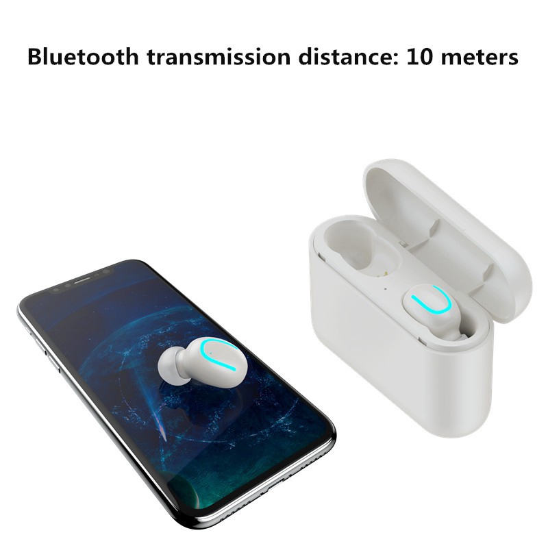 Tai Nghe Bluetooth 5.0 Không Dây Hbq Q32 Tws Có Mic Pk I10