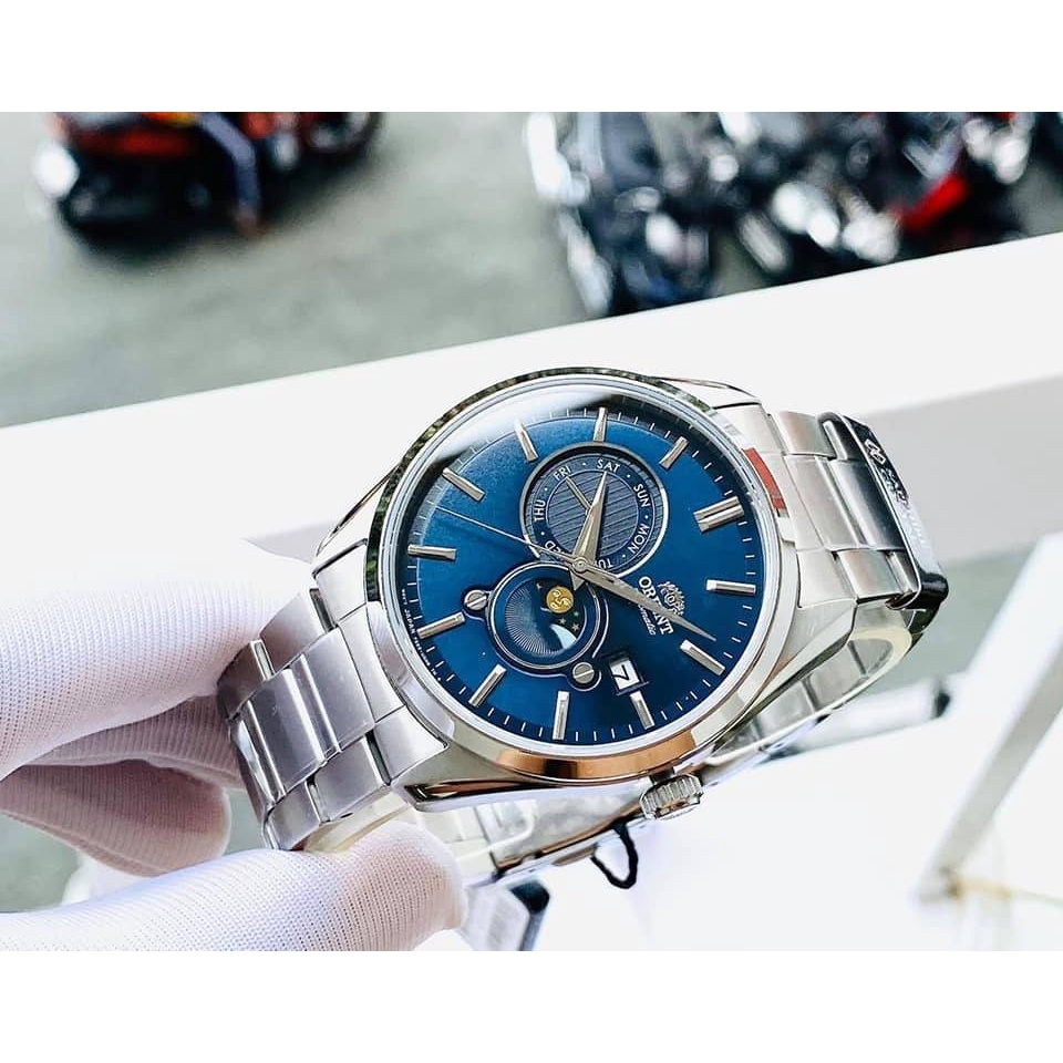 Đồng Hồ Nam ORIENT Sun And Moon Gen 5 2021 RA-AK0308L10B Chính Hãng Tặng Dây Da Cao Cấp