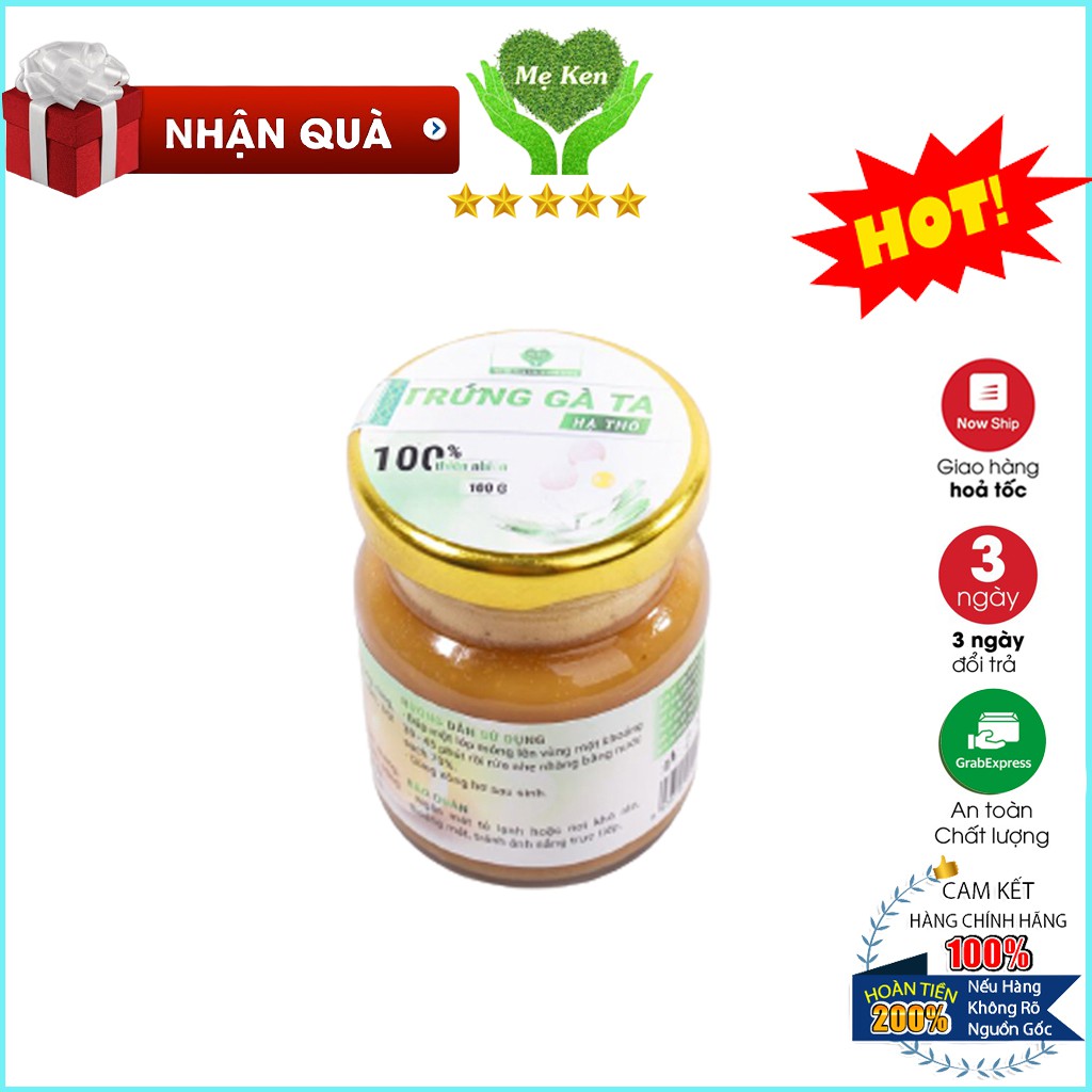 Mặt Nạ Trứng Gà Hạ Thổ Mẹ Ken - Hỗ Trợ Nám Tàn Nhang, Da Sáng Mịn, Dùng Xông Hơ Mẹ Sau Sinh 100ml [Mộc Thiên]