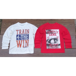 [ Chọn màu] Áo thun bé trai tay dài Place size 4-14t (15-48ky) ( nhiều màu)
