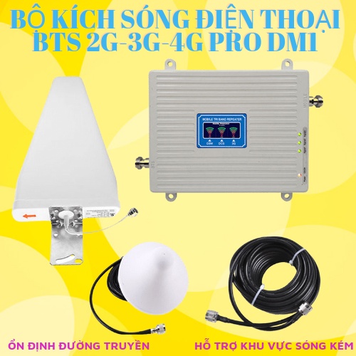 BỘ KÍCH SÓNG ĐIỆN THOẠI BTS 3G-4G PRO DM11, HỖ TRỢ CHO NHỮNG NƠI SÓNG KÉM, CHẬP CHỜN BẢO HÀNH 3 THÁNG
