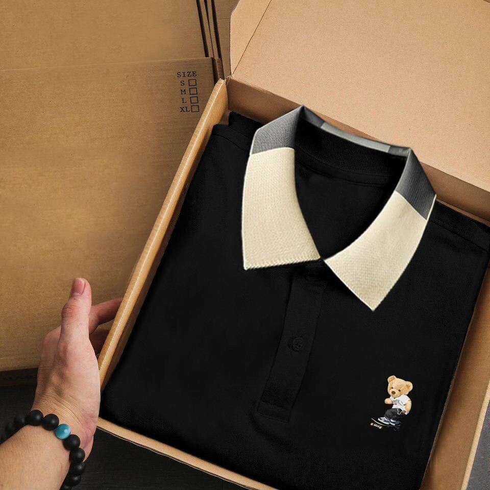 Áo thun nam có cổ form ôm phong cách công sở, polo tay ngắn đủ màu ngực thêu Beartin QA | BigBuy360 - bigbuy360.vn