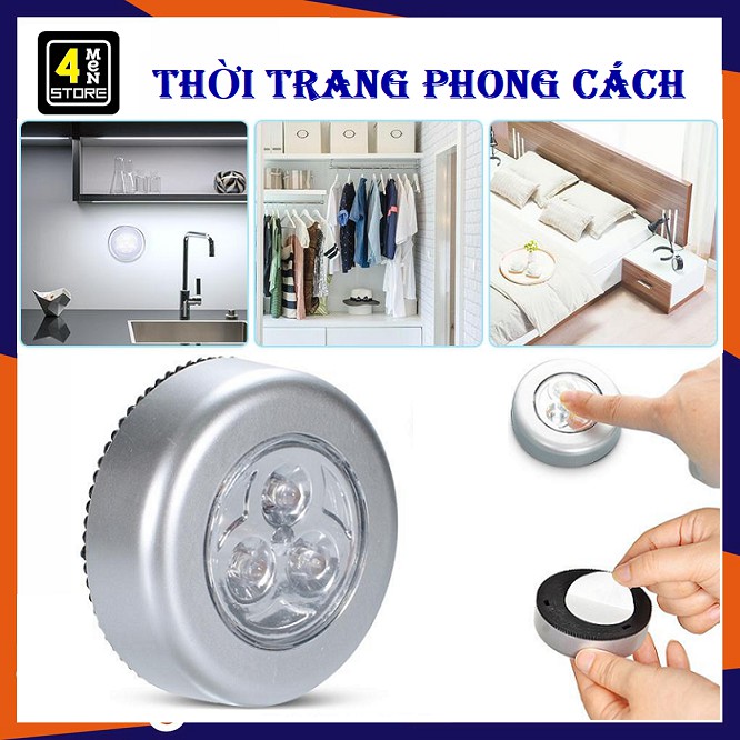 ⚡ Siêu Sáng ⚡ Bóng Đèn Led Dán Tường 3 Bóng Siêu Sáng - Đèn LED Dán Tường 3 Bóng Cảm Ứng Chạm - Đèn LED treo tường - Đèn