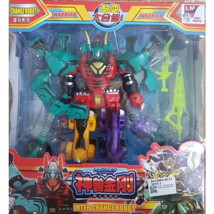 Đồ chơi robot quyền thú jungle fury loại nhỏ