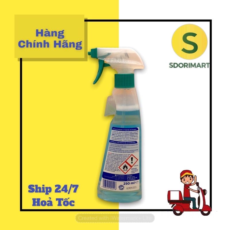 XỊT VỆ SINH TỦ LẠNH Dr.Beckmann Đức