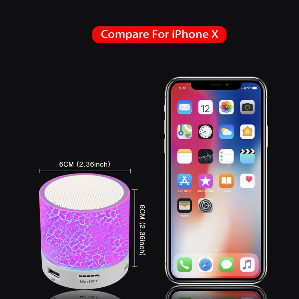 Loa Bluetooth không dây mini âm thanh siêu trầm hỗ trợ thẻ tf cho pc a9