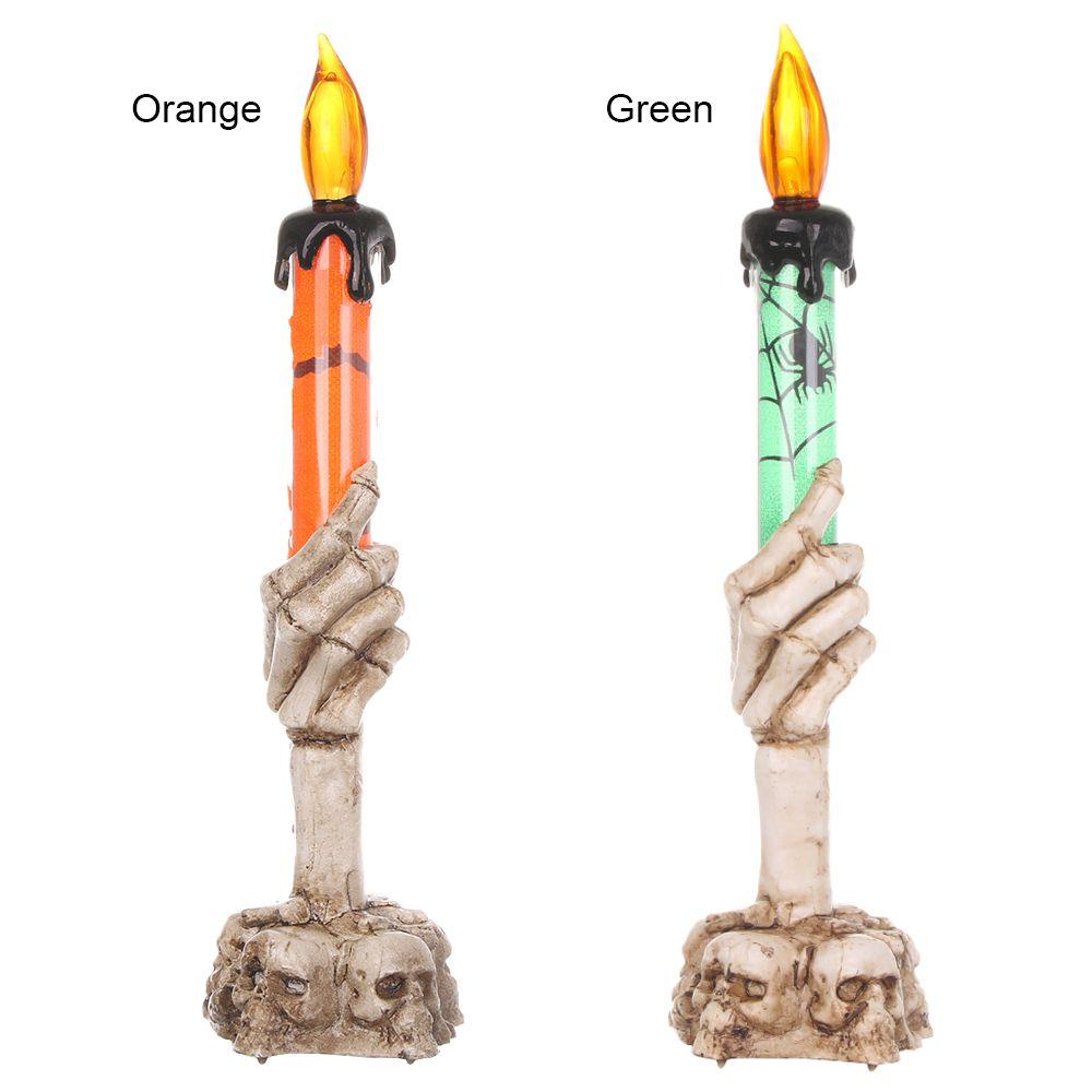 Giá Đỡ Nến Hình Đầu Lâu Độc Đáo Trang Trí Tiệc Halloween