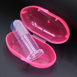 Tưa lưỡi silicon làm sạch răng miệng cho bé